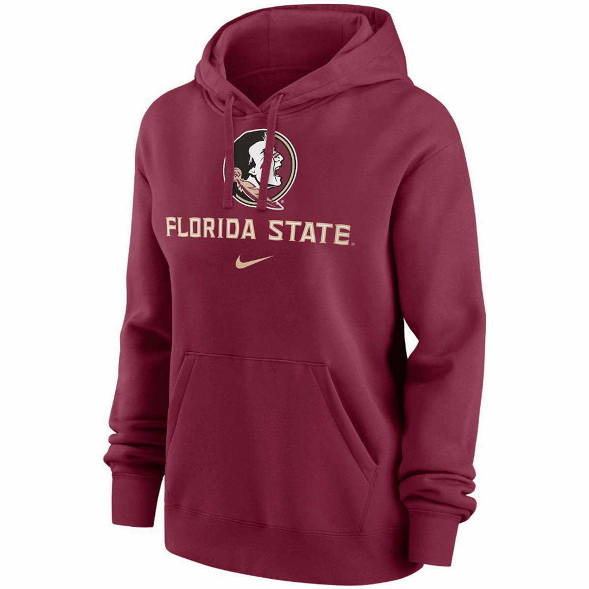 individual users Stay Freshness Nike Women's Seminole Logo Florida State Club Fleece Hood - Garnet