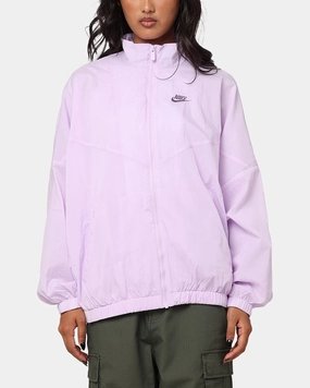 Kindness Resist Nike Women's Sportswear Essential Woven Windrunner Jacket Violet Mist/Violet Mist-Daybreak