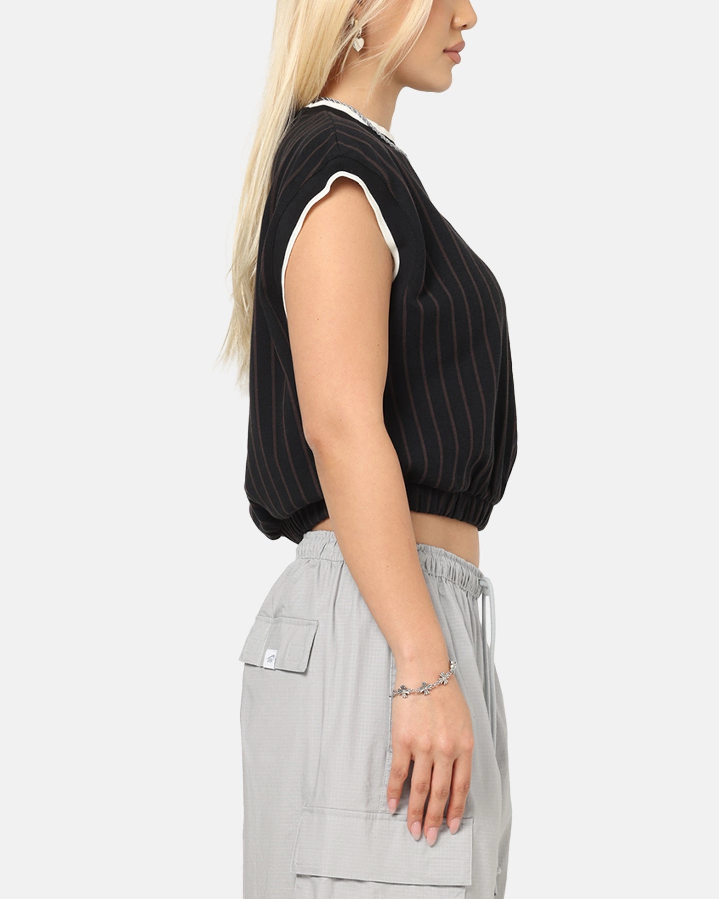 Solution Quick Release Buckles Nike Women's Sportswear Loose Knit Tank Brown/Black