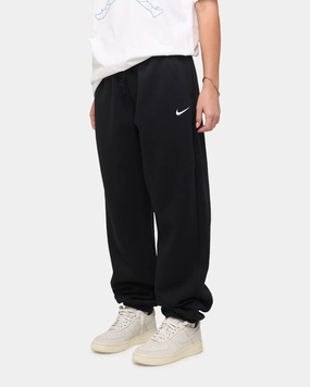 Slim Silhouette Nike Women's Sportswear Phoenix Fleece High-Waisted Oversized Sweatpants Black/Sail