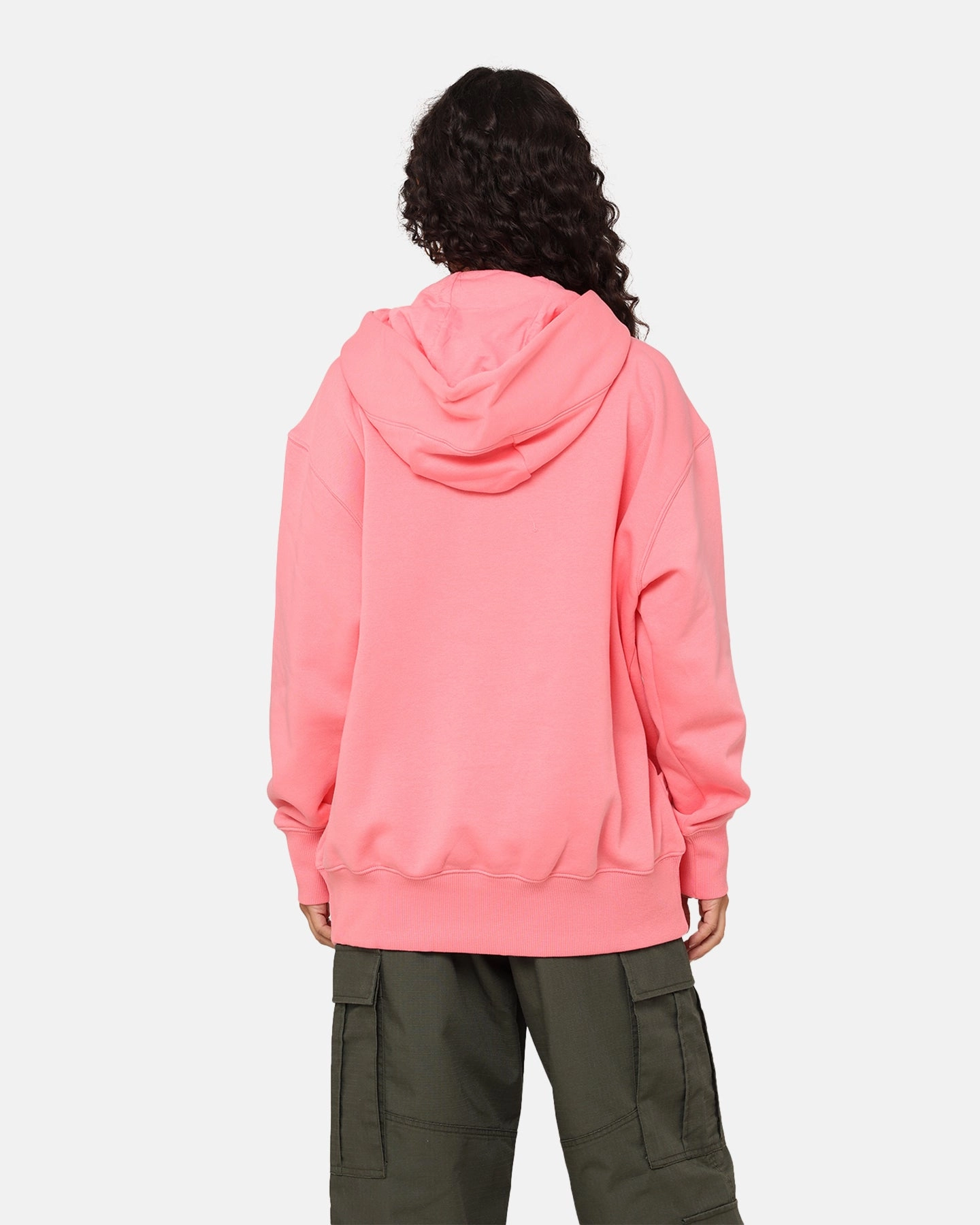 suitable for air sports Nike Women's Sportswear Phoenix Fleece Oversized Pullover Hoodie Coral Chalk/Sail