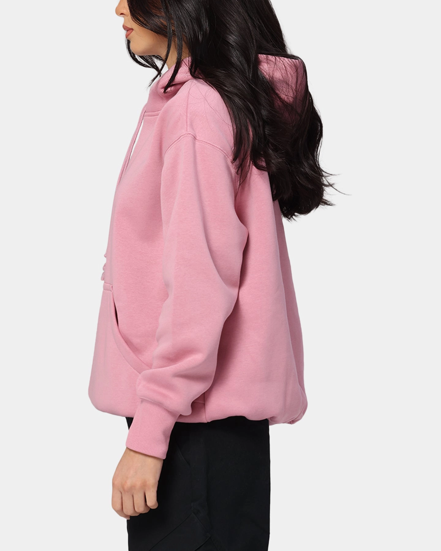 Nike Women's Sportswear Phoenix Fleece Oversized Pullover Hoodie Pink Proclaim Windproof Jacket