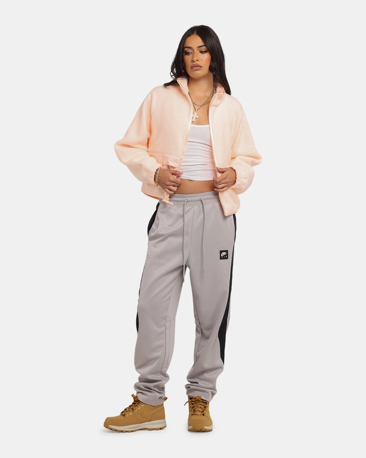 Dry clean design Nike Women's Sportswear Sherpa Jacket Crimson