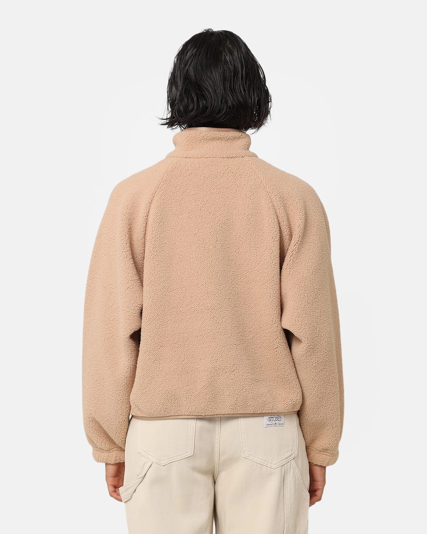 Nike Women's Sportswear Sherpa Jacket Hemp/Hemp/White Cherish Prayer