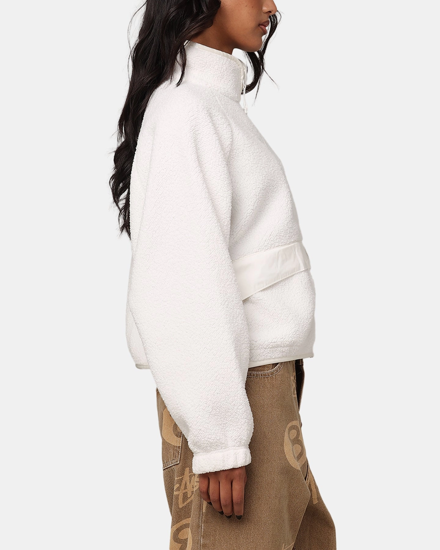Nike Women's Sportswear Sherpa Jacket Sail/Sail Flexible Movement Help