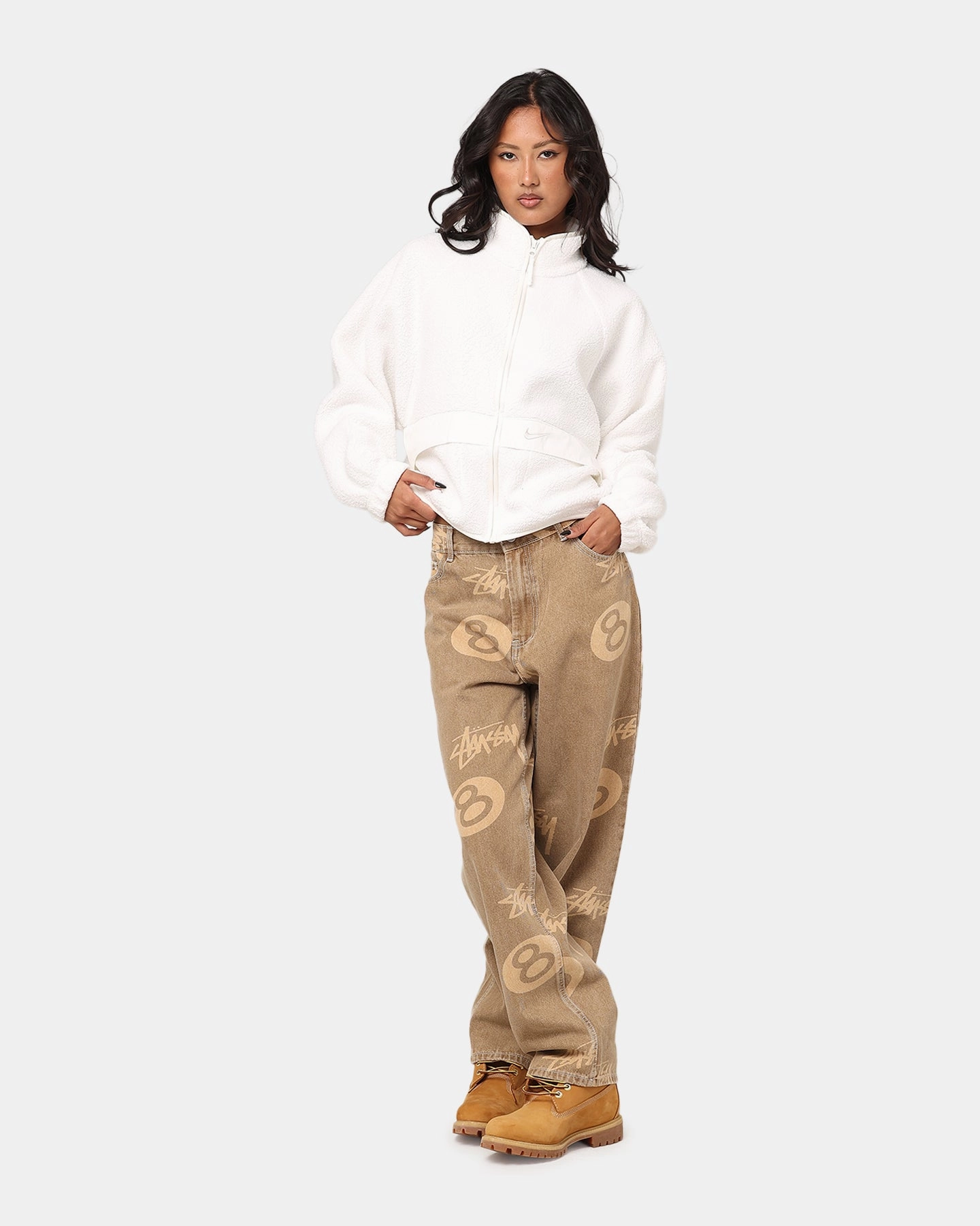 Flexible Design Nike Women's Sportswear Sherpa Jacket Sail/Sail