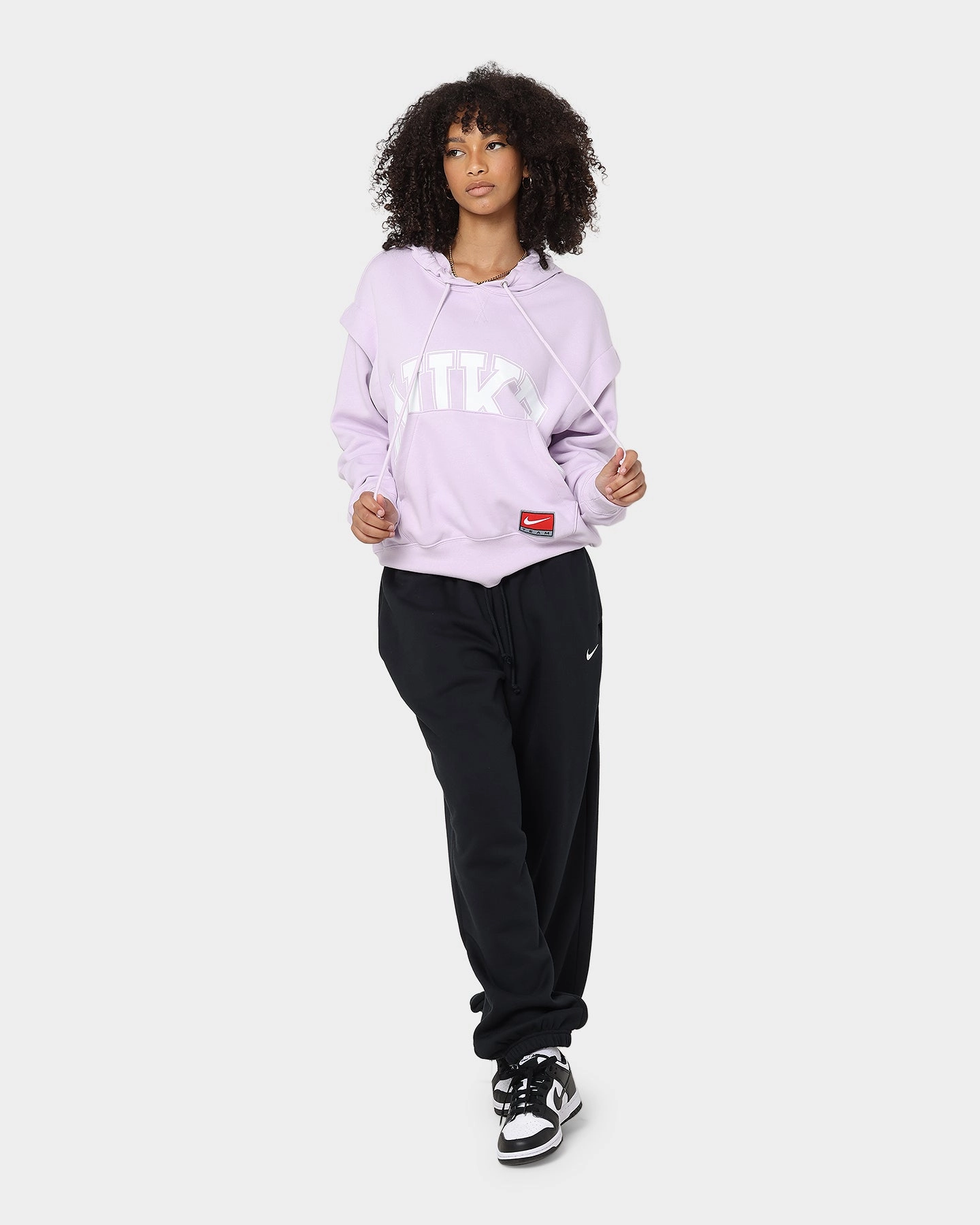 Nike Women's Sportswear Team Nike Fleece Hoodie Doll/White Mother's Day