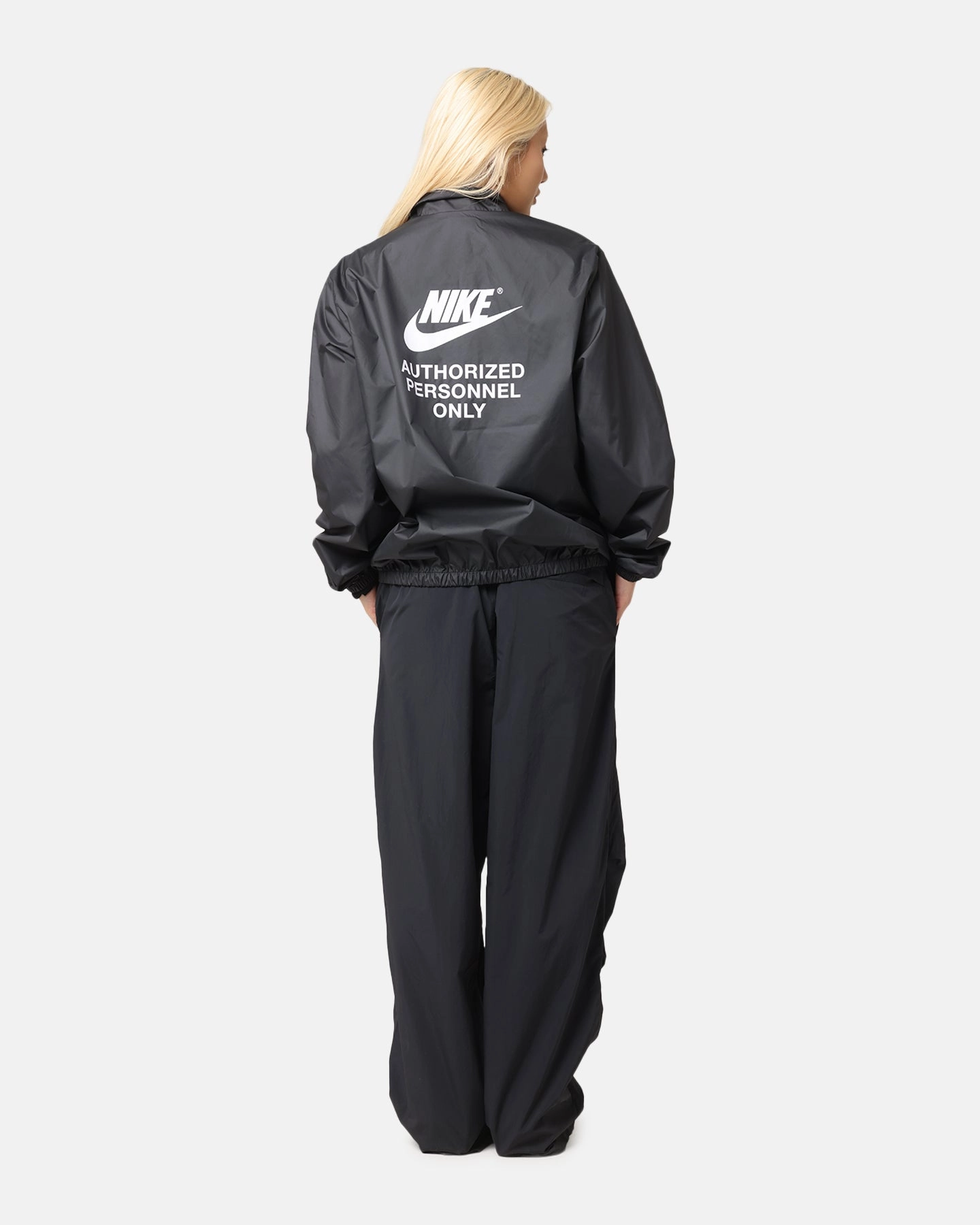 Nike Woven Full Zip Jacket Black/Black Category