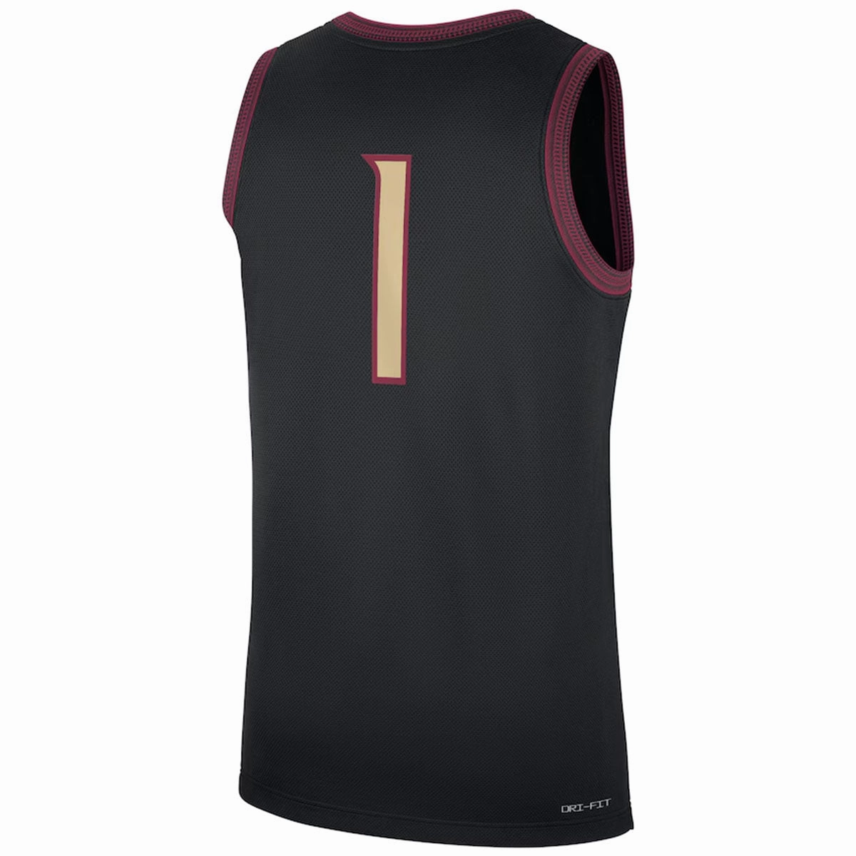 Nike Youth 2024 Seminole Logo #1 Basketball Jersey - Black Spring Wear Effortless Vibe
