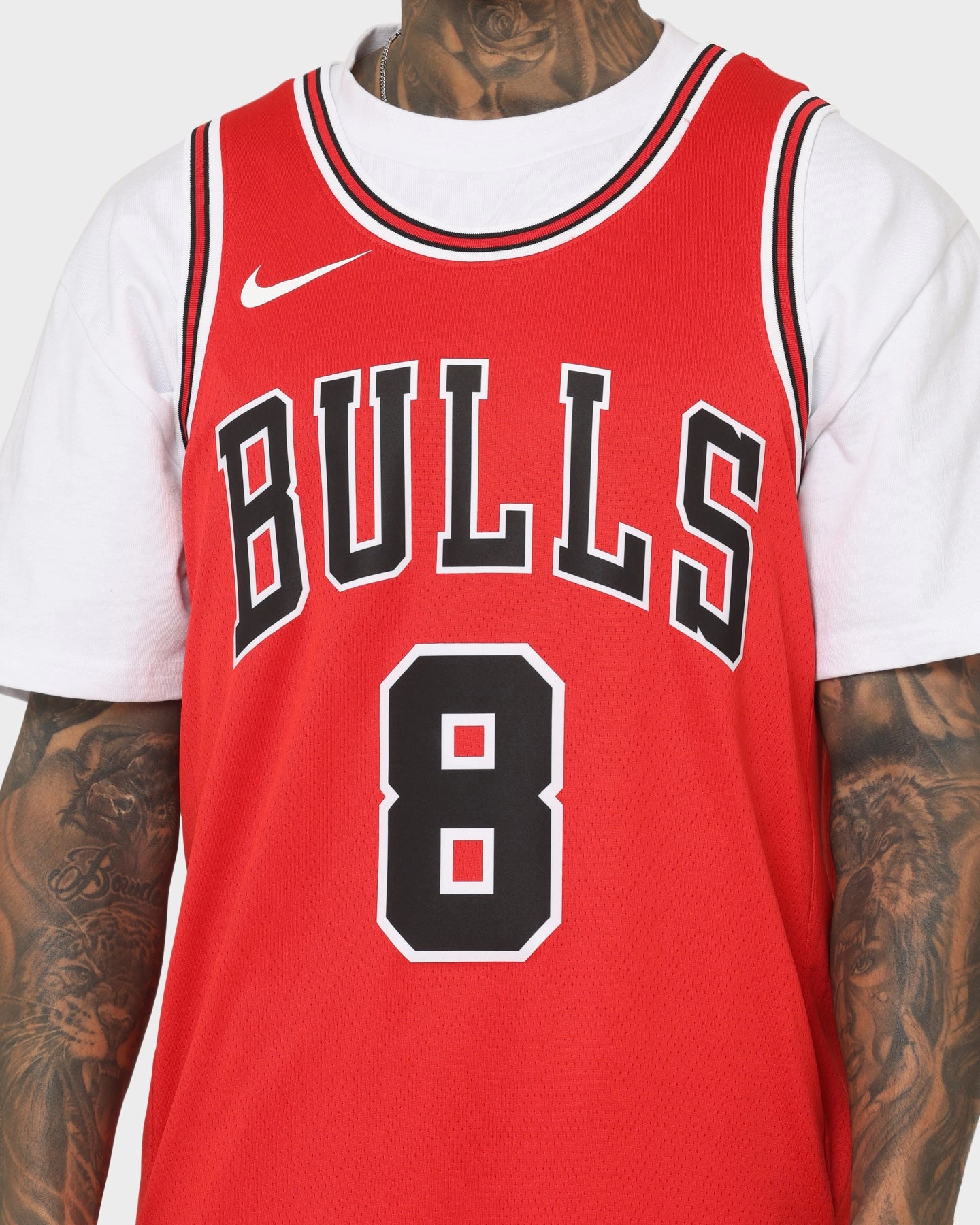Nike Zach LaVine Chicago Bulls #8 Icon Edition 2022/23 Nike Dri-FIT NBA Swingman Jersey University Red Relaxed Performance