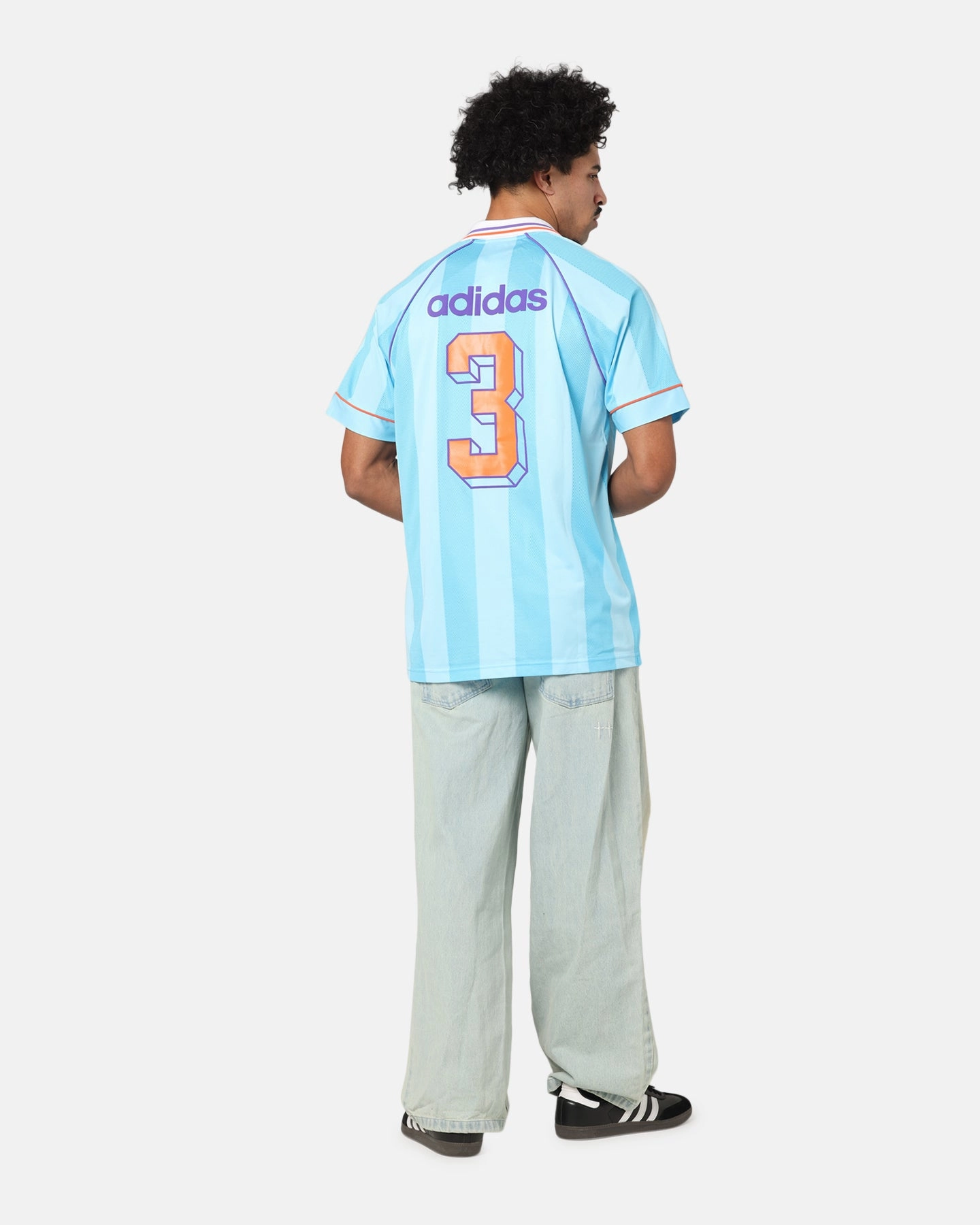 Adidas Jacquard Jersey Cyan Variable Density Knit