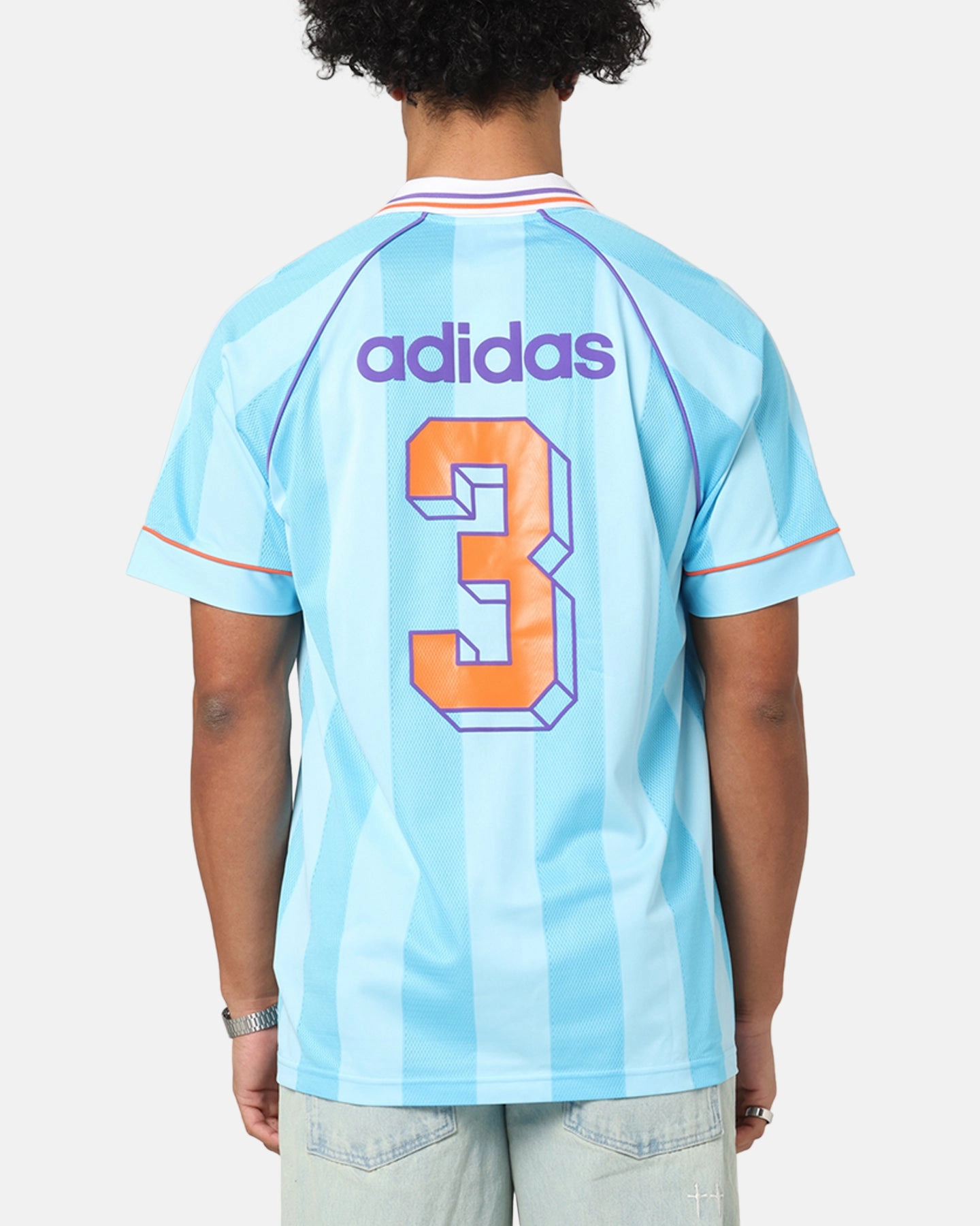 Adidas Jacquard Jersey Cyan Breathable knit