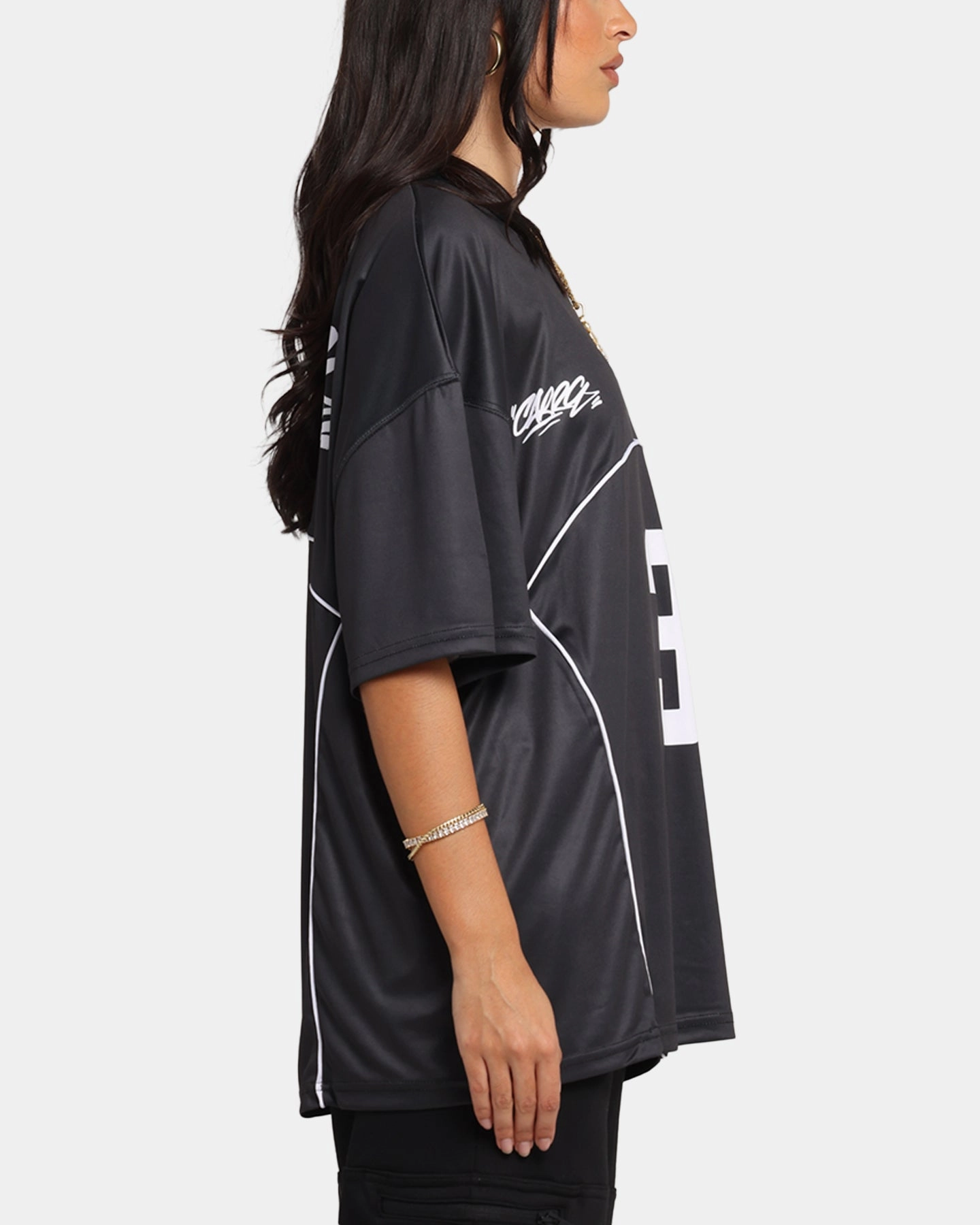 BreathableMaterial Carre Trainer T-Shirt Black