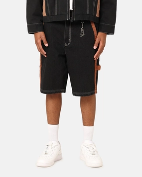 Saint Morta Rodeo Denim Shorts Black Active Lifestyle odor - absorbing