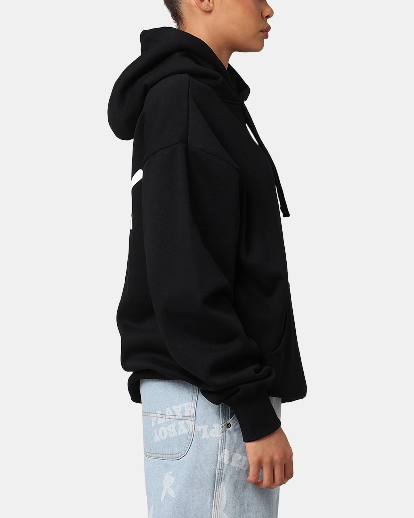 Carre Swifty Hoodie Black Bonded seams Lightweight Warmth