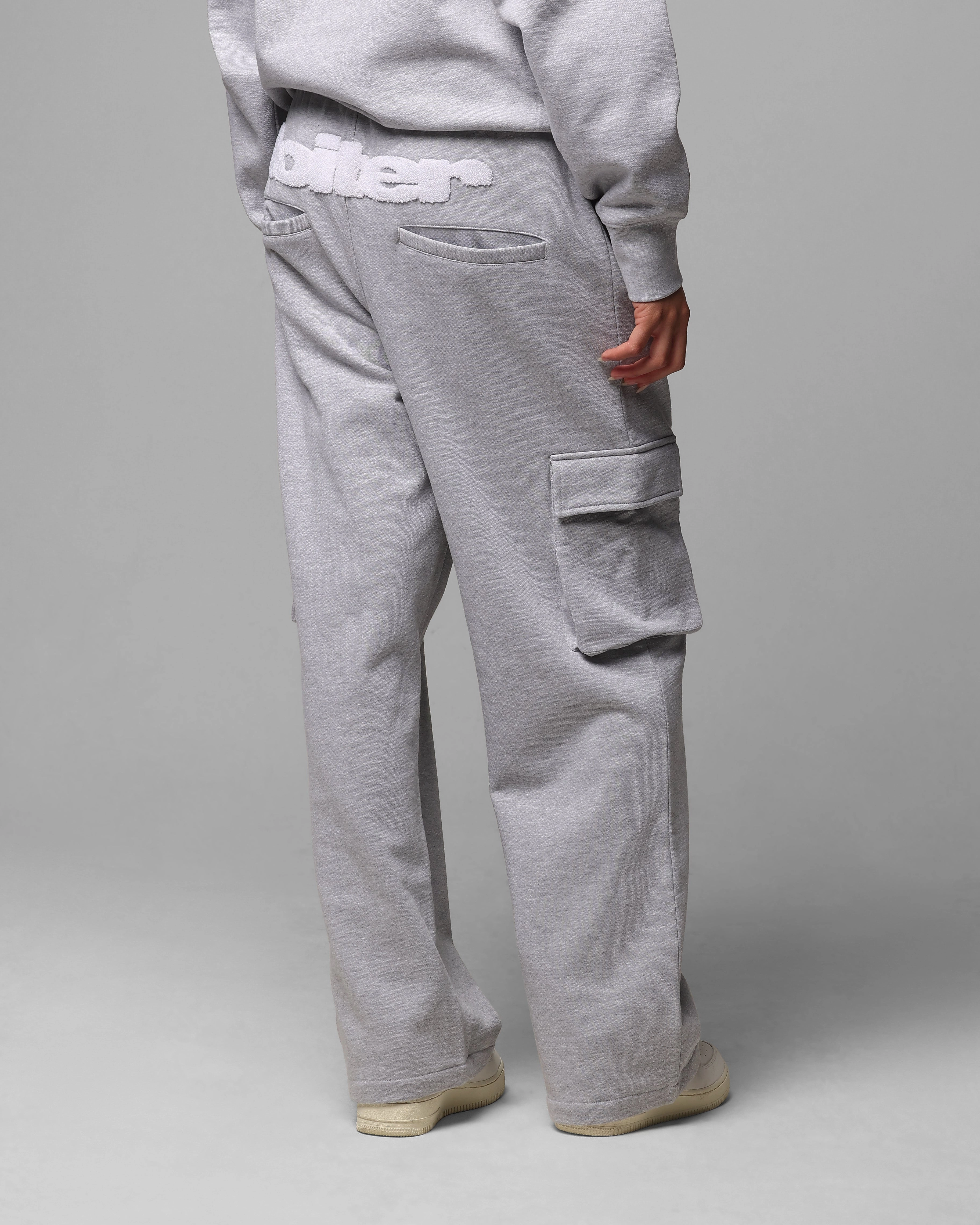 AntiSlipGrip Loiter Premium Essentials Sweatpants Grey Marle