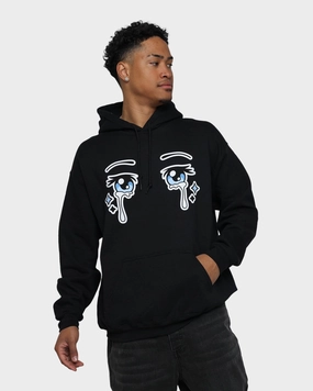 Easy Zip Goat Crew Ocean Eyes Hoodie Black