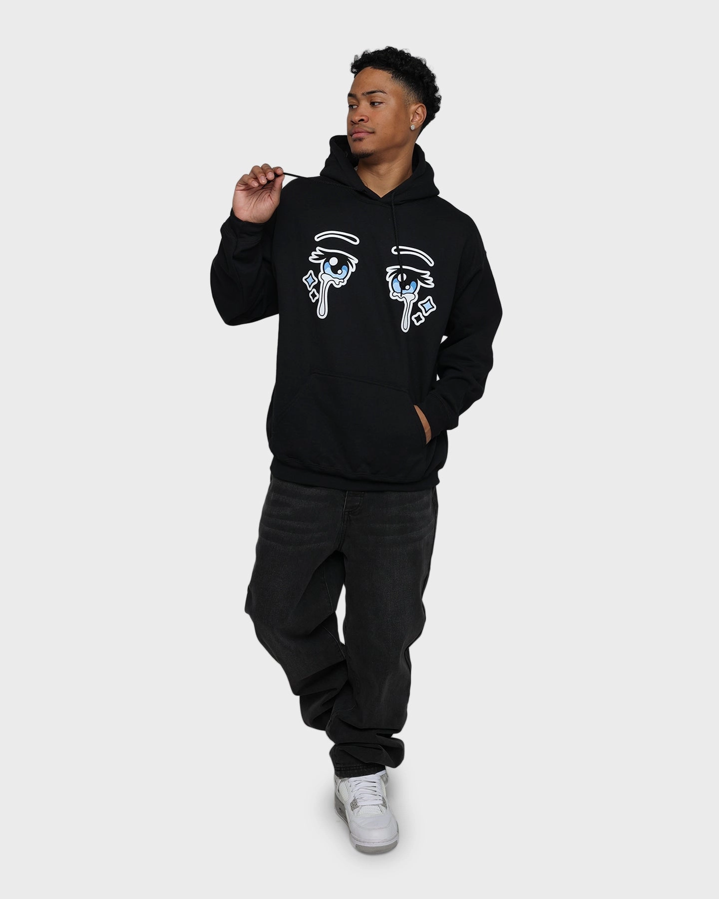 Goat Crew Ocean Eyes Hoodie Black Thermal regulation Loungewear