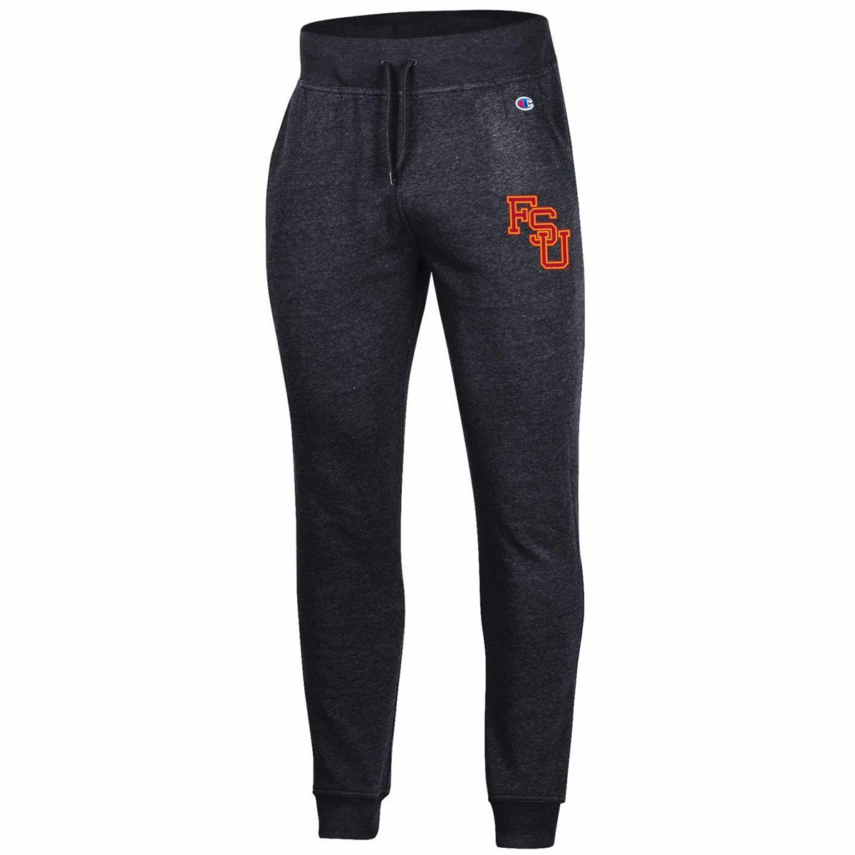 Champion Men's Vault Stacked FSU Tri-blend Fleece Jogger Pant - Black SmoothZipper