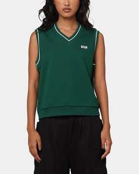 Reebok Women's Court Classics Vest Dark Green Cravat Record