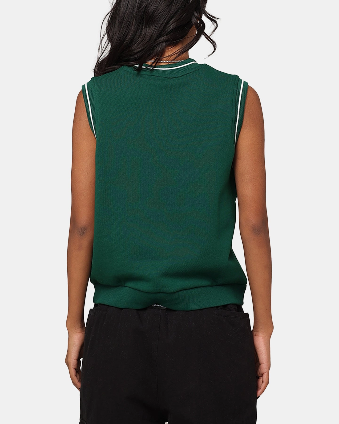 Outdoor Protection Trendy Outerwear Reebok Women's Court Classics Vest Dark Green