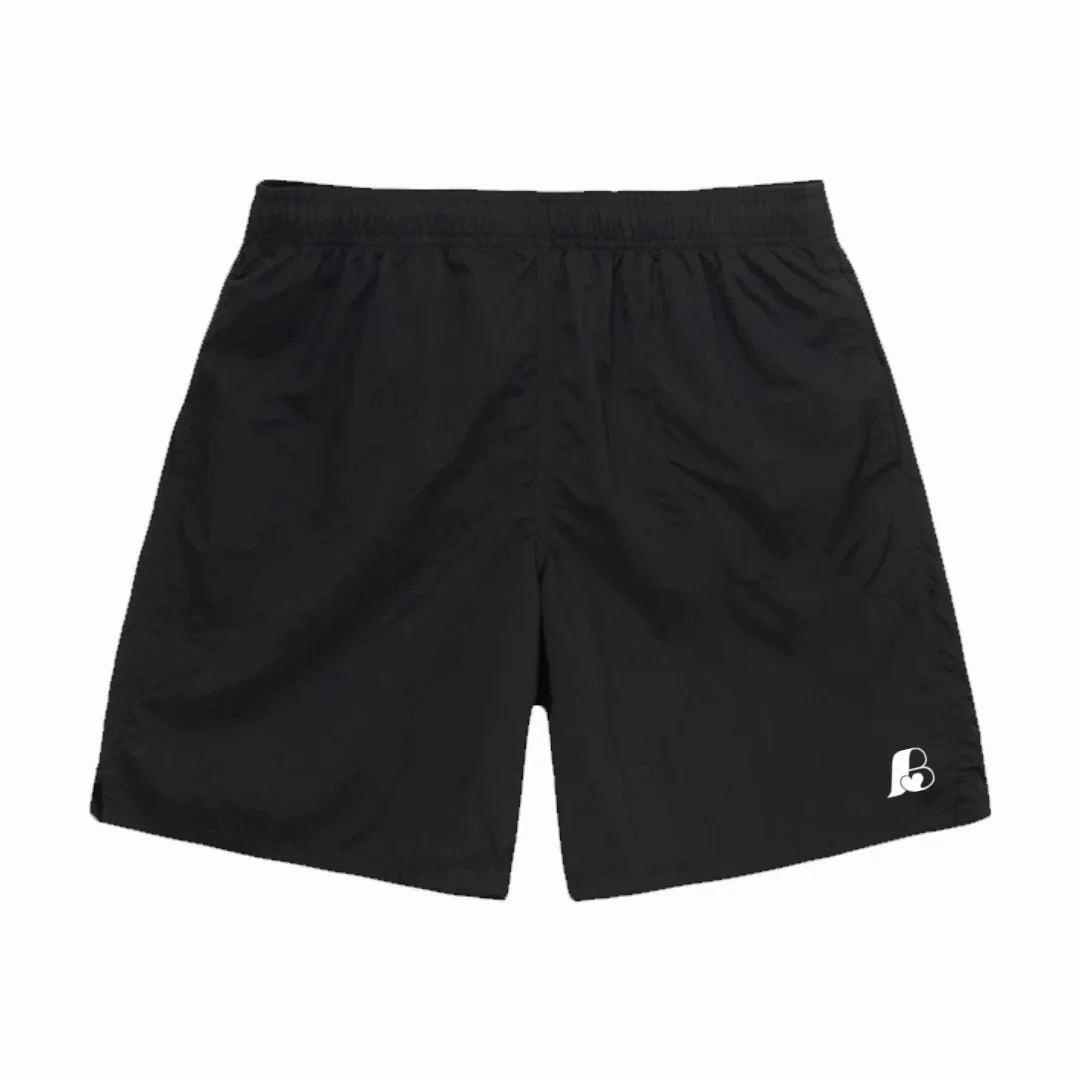 animal print shorts Fashionable Look Bueno B Logo Water Shorts 'Black'