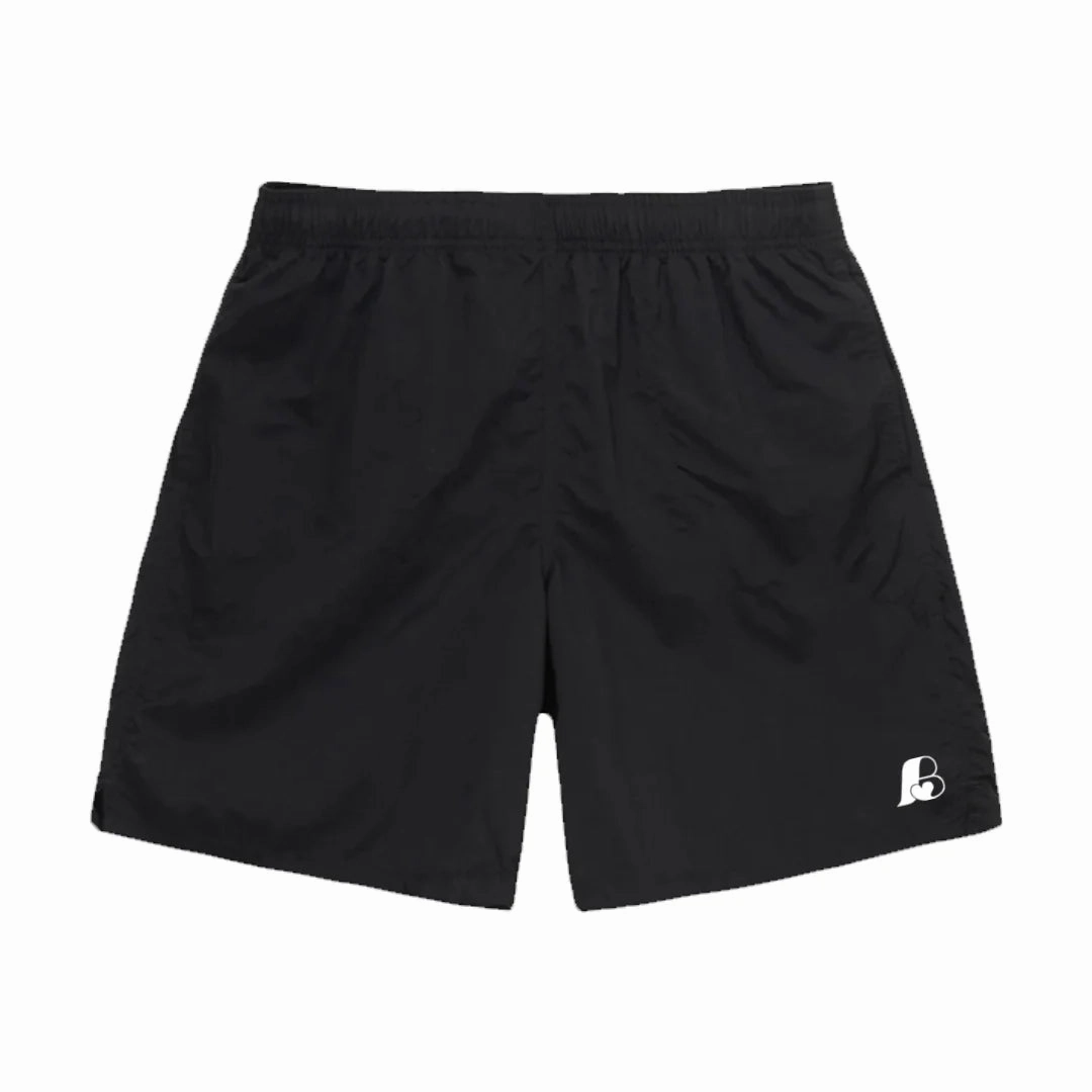 Bueno B Logo Water Shorts 'Black' anti static coating