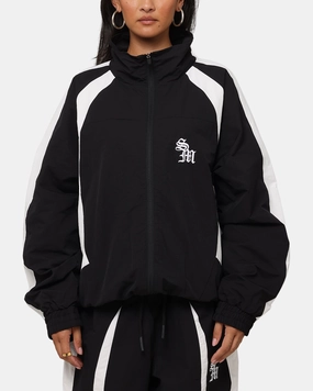 Saint Morta Oblivion Windbreaker Jacket Black/White Effortless Wear QuickAccessPockets