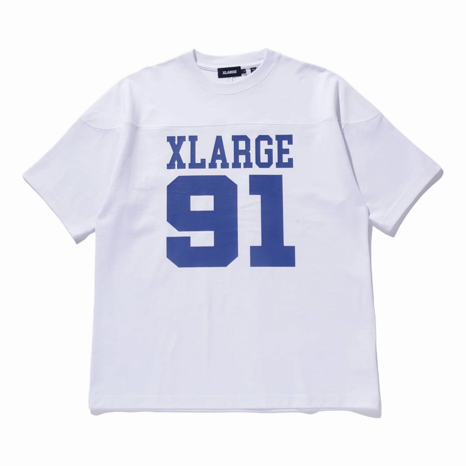XLarge Numbering S/S Tee 'White' Eco-Friendly Choice Reinforced Shoulders