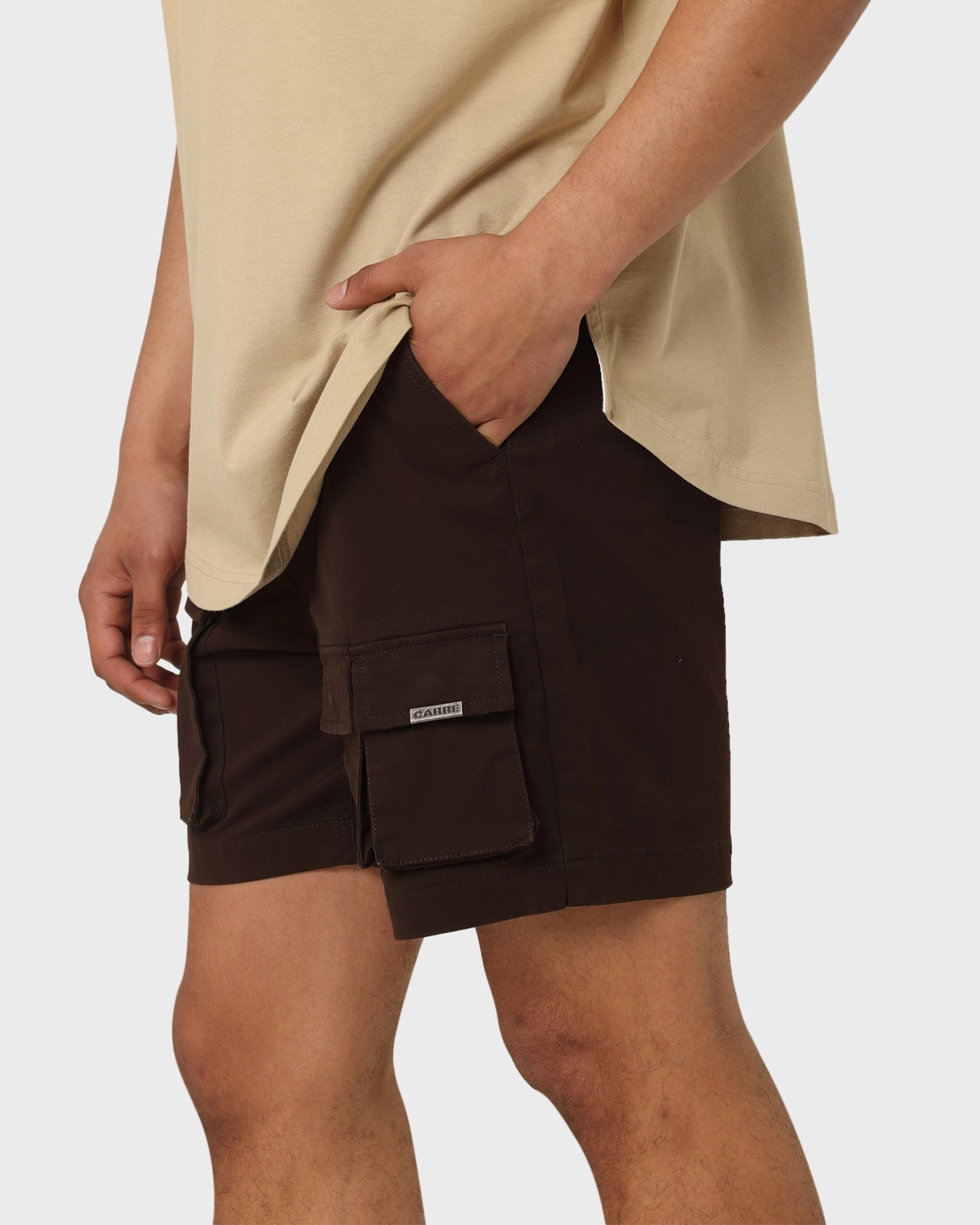 Carr?? Construct Cargo Shorts Brown Trendy Vibe Anti Cling Technology