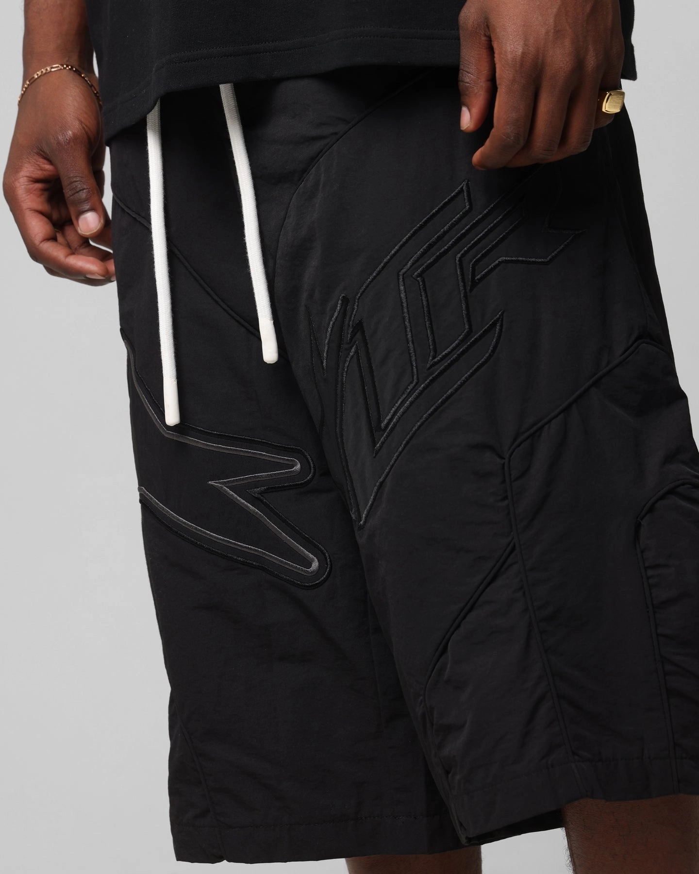 Loiter Motocross Shorts Black Quick Absorption