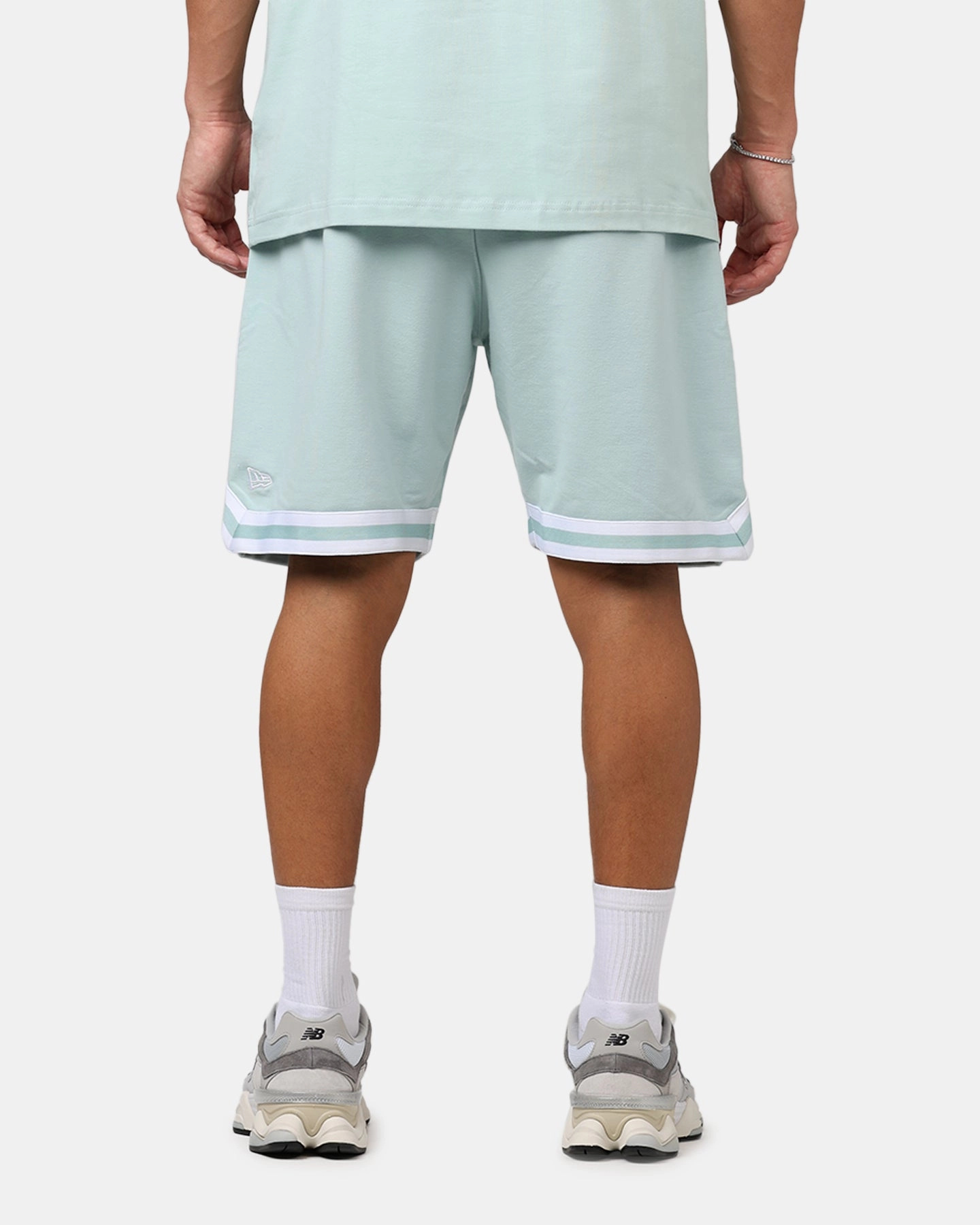 New Era Los Angeles Dodgers 'Logo Select Mint' Shorts Mint/White Anti Static Fabric