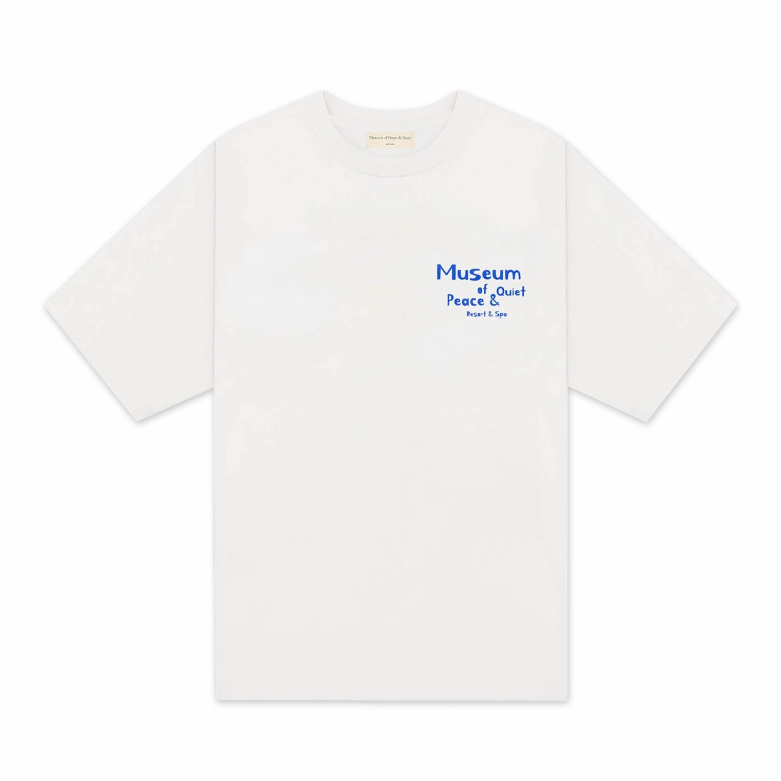 Non Irritating Seams Museum Of Peace And Quiet Resort T-Shirt 'White'