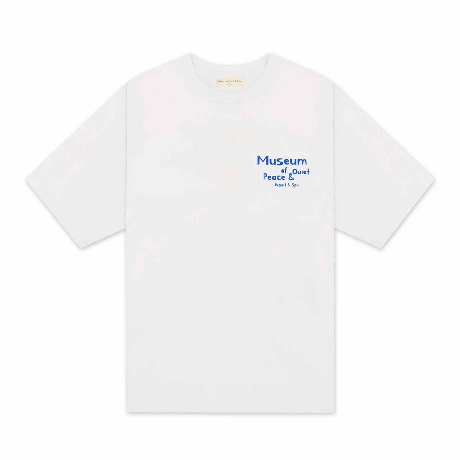 Heathered Texture Quick-Drying Shirt Museum Of Peace And Quiet Resort T-Shirt 'White'