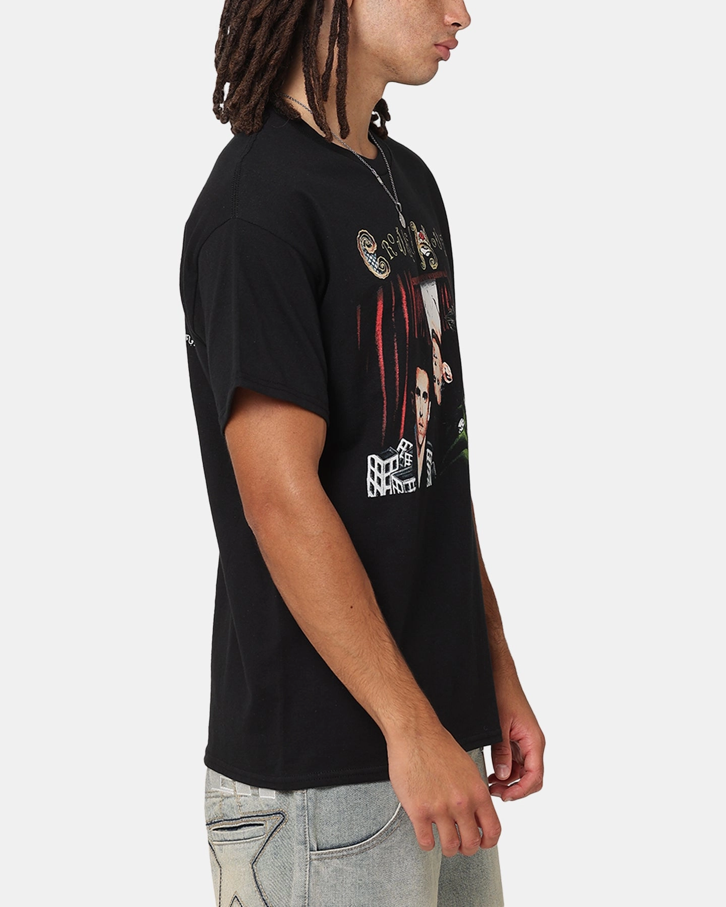 City Look Crowded House Low Men Tour T-Shirt Black