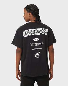 Goat Crew The Crew Vintage T-Shirt Black Wash Moisture Wicking Fabric