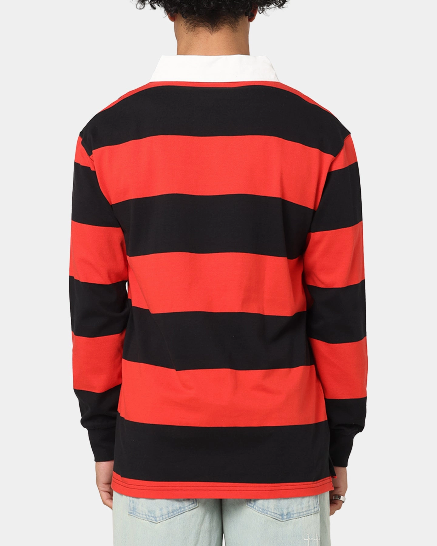 Four Button Placket High-Quality Stitching Bleacher Athletic Dolphins NRL Stripe Rugby Polo Shirt Official Team Colour