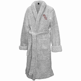 Lightweight Thermal Regulating Northwest Adult/Unisex Stacked FSU Sherpa Lounge Robe - Grey