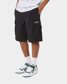 Breezy Comfort RecycledPolyester Adidas Adventure Cargo Shorts Black
