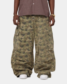 Functional Comfort Wear Carre Baggy Cargo Pants Camo