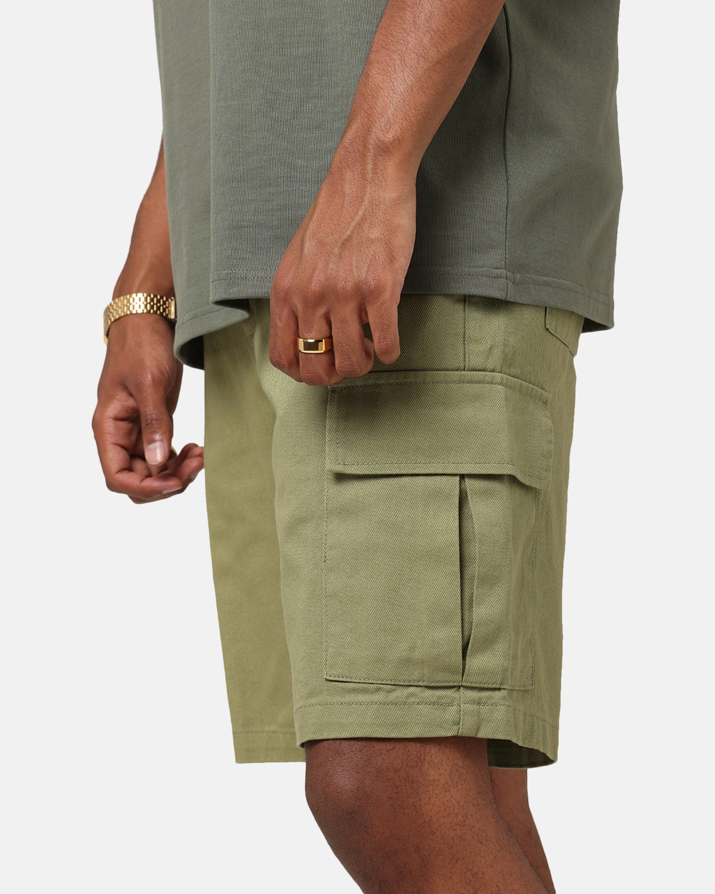 Recycled Polyester Non slip grip XXIII Jordy Cargo Shorts Olive