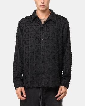 XXIII Hedge Maze Over Shirt Black Stretch Fit Technology Advanced Moisture Management