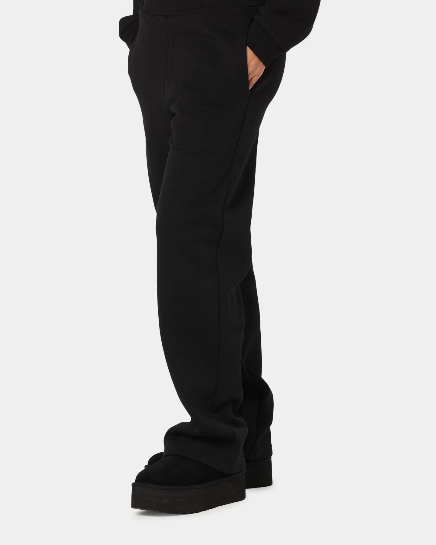 Ed Hardy Women's Butterfly Effect Trackpants Black Hidden pockets ripstop fabric