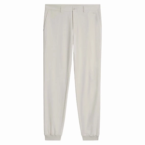 J.Lindeberg Cuff Jogger Golf Pants Moonbeam - SP24 Men Comfortable Stretch Snag Free Fabric