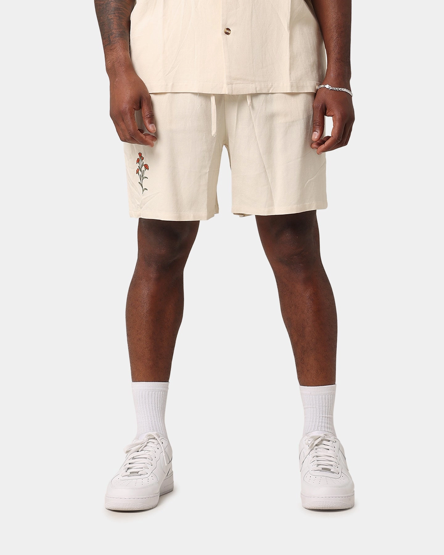 Anti Snag Fabric XXIII Serene Linen Shorts Off White