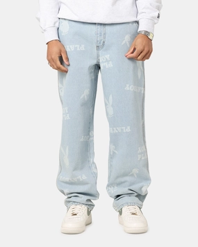 Playboy Mess Denim Jeans Light Indigo Smart Utility Comfortable fit
