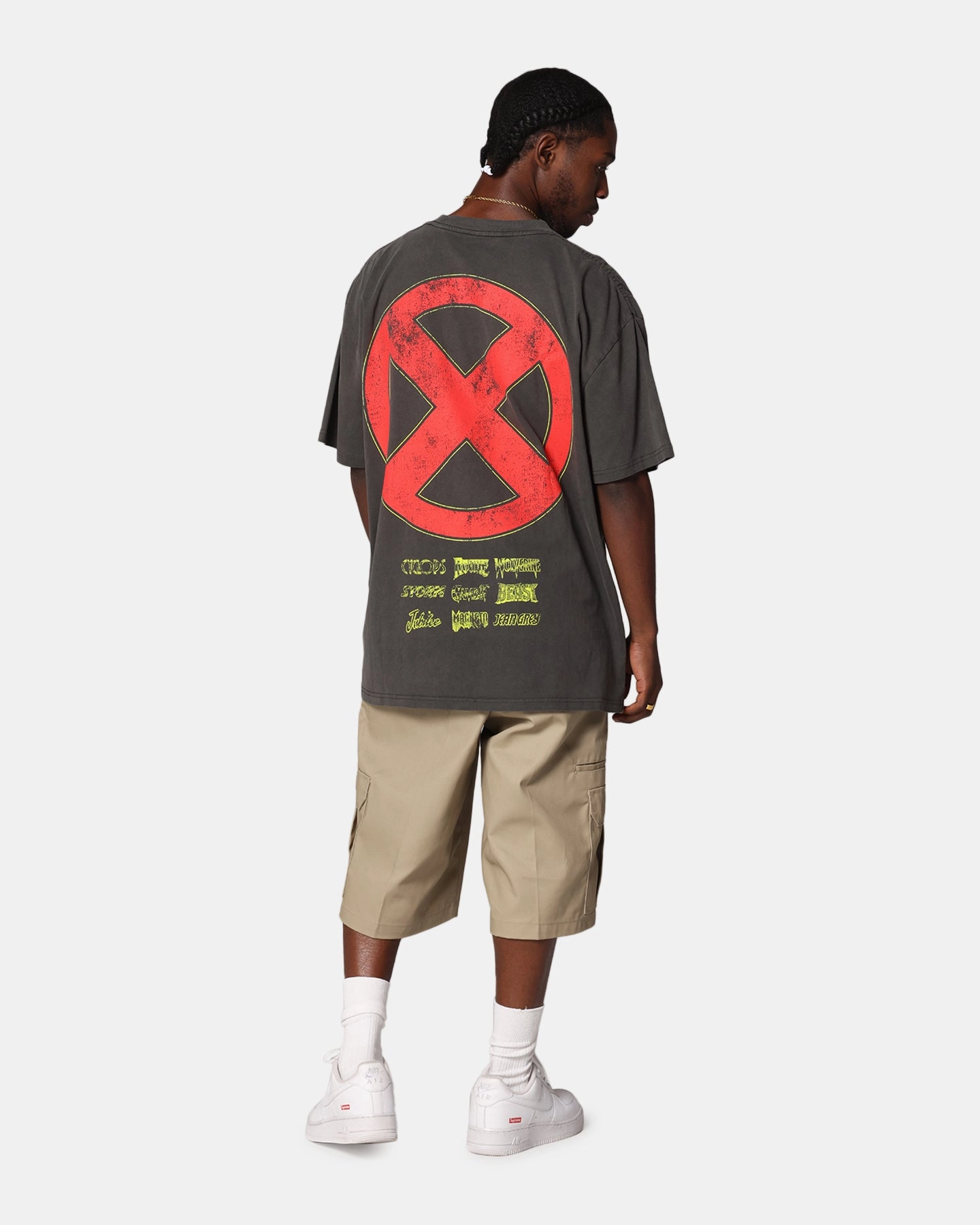 Light and Breezy Marvel X-Men The X-Men Heavy T-Shirt Vintage Black Wash