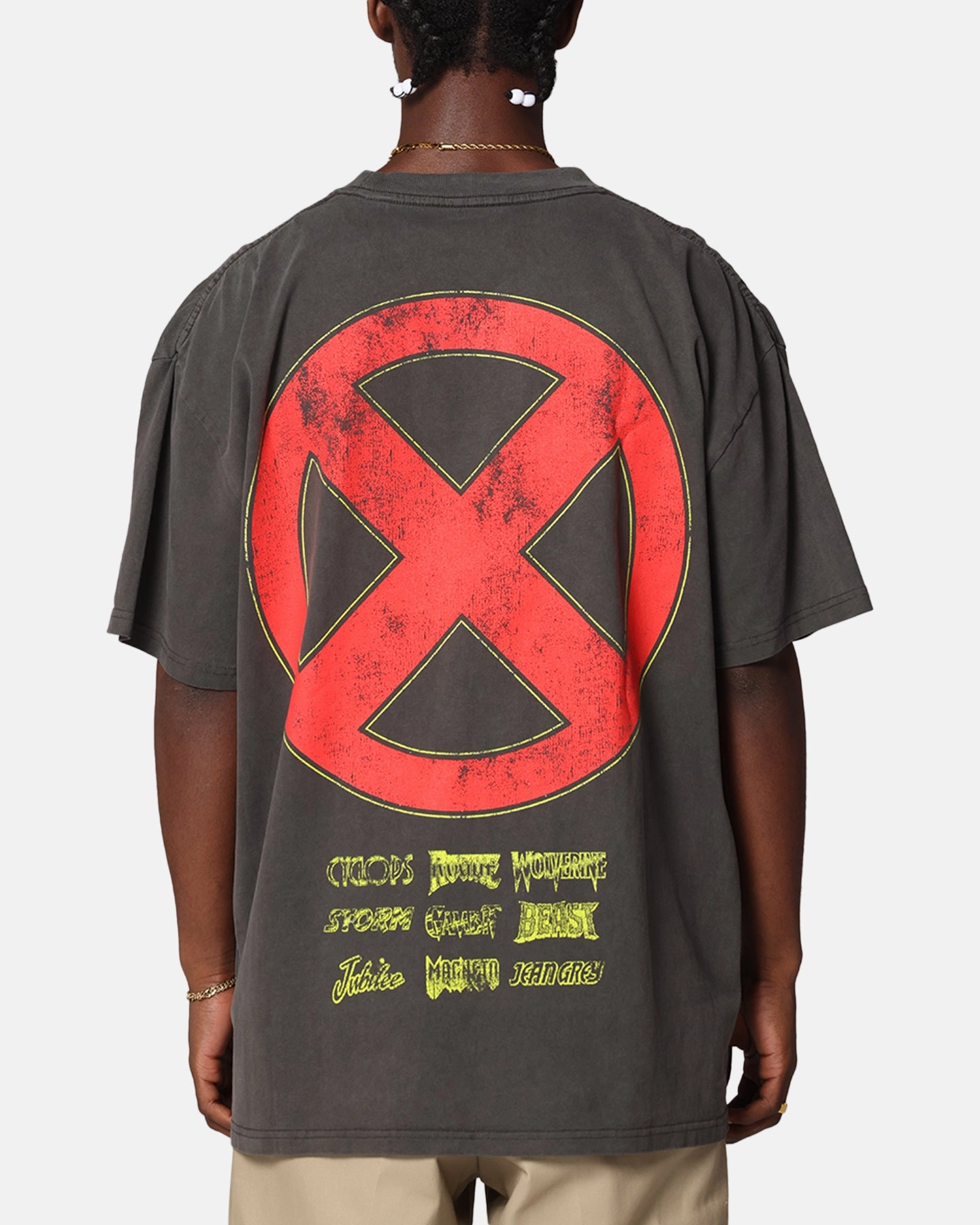 Street Trend Essential Piece Marvel X-Men The X-Men Heavy T-Shirt Vintage Black Wash