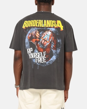 73 Studio X Borderlands 4 T-Shirt Black Wash Stylish Essential