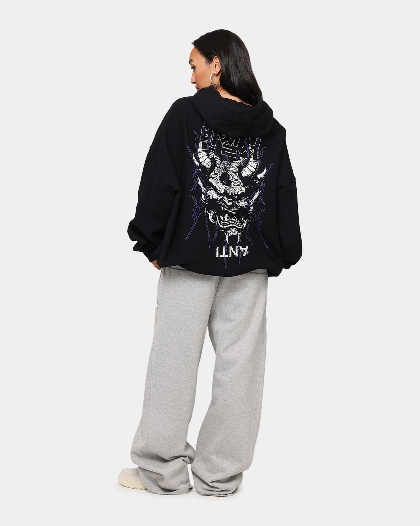 The Anti Order Agma Boxy Hoodie Black Revolutionize